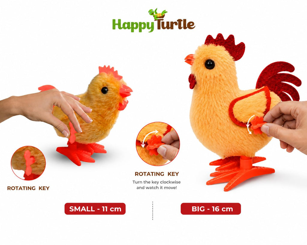 Pigeon Wind Up Toy Goody Bag Fillers Jumping for Children Kids Random Color