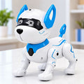 Programmable Robot Dog Toy for Kids, Remote Control Smart Interactive Pet Robot with LED Eyes, Music, Dance & Sound Effects, Educational Electronic Toy for Boys & Girls