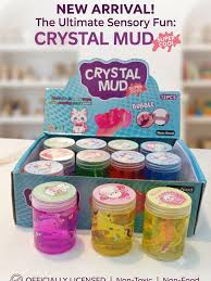 Crystal Mud Slime Combo, Pack of 3, Transparent Glitter Slime Toy for Children, Soft, Non-Sticky, with Colorful Foam Beads, Random Model Brand: Generic